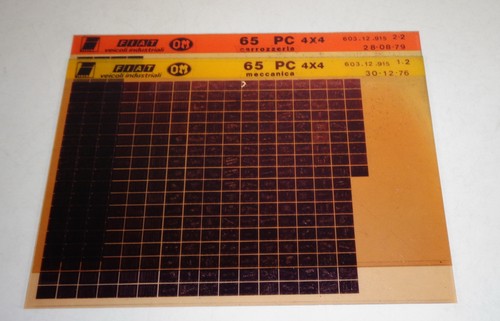 Microfich parts