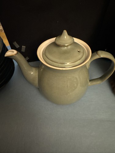 Denby regency green teapot - denby,
