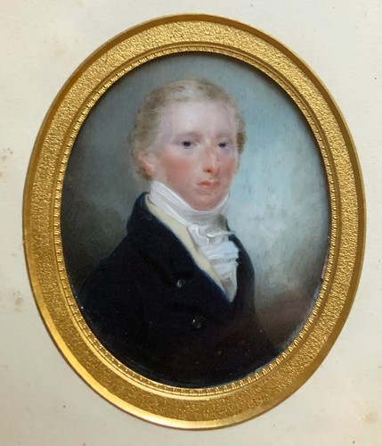 Miniature georgian portrait - georgian,