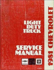 1981 Chevy Truck Shop Manual