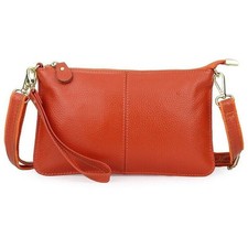 Womens Genuine Leather Clutch