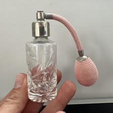 Vintage clear cut glass