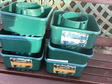 garden pots various sizes plus strawberry planter tomato grow bag watering syste