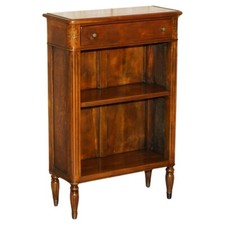 STUNNING THEODORE ALEXANDER DRAWER OPEN LIBRARY BOOKCASE WITH SINGLE DRAWER