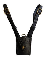 British Army Officers Sam Browne Leather Sword Frog Genuine Military