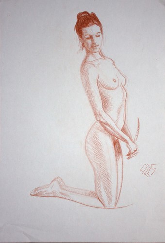 Original female red - , on
