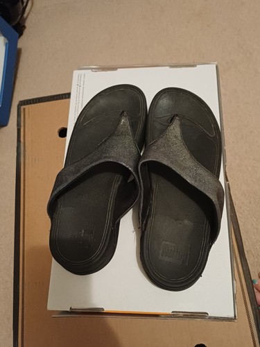 Fitflop lulu shimmer - fitflop, black