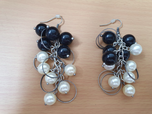 Mod vintage 70s black and - mod,