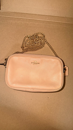 Coach pink pebbled leather - pink,