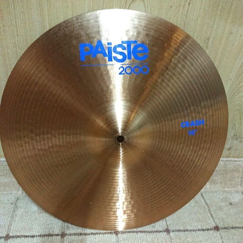 Paiste 2000 series crash - paiste,