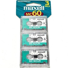 Maxell 3 Pack Blank MC-60