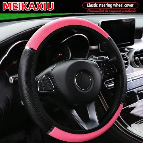Leather car steering wheel - steering,