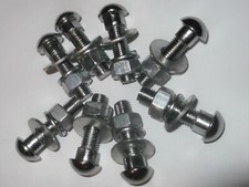 8 x Chrome bumper bolts