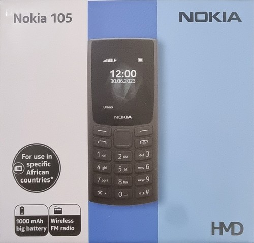 Nokia 105 black mobile - nokia,