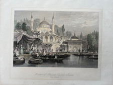 1836 Antique Print; The