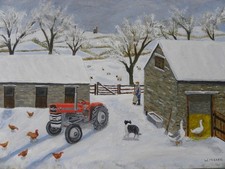 Massey Ferguson 135  blank Christmas/greeting card Card