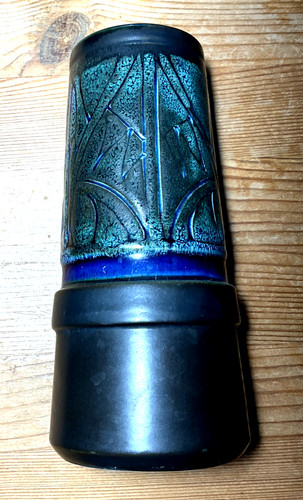 Vivid blue celtic - blue, pottery