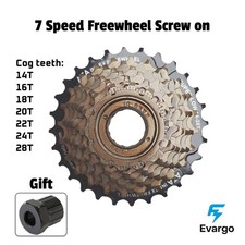 7 Speed ATA Freewheel Screw on