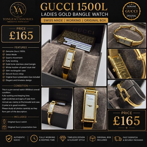 Ladies gucci 1500l - 1500l, bangle