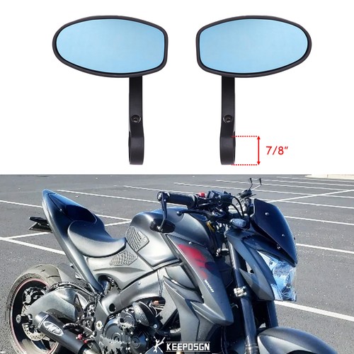 Pair 22mm bar end mirror - end,