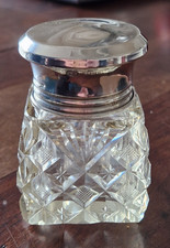 HEAVY CUT GLASS DESKTOP