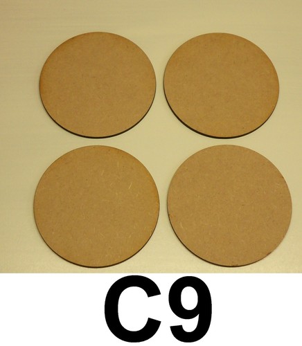 80mm wooden circle - 4,