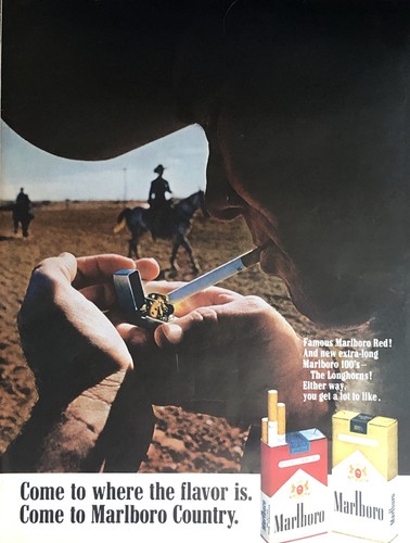 1968 marlboro cigarettes print - cigarettes,