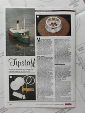 Model Boats Plan " Tipstaff " & copy of the build article  #A12