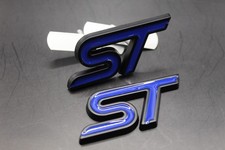 Blue Black Front Grille & Rear