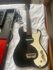 Silvertone 1448 1968 Black Sparkle Guitar/Amp in Case