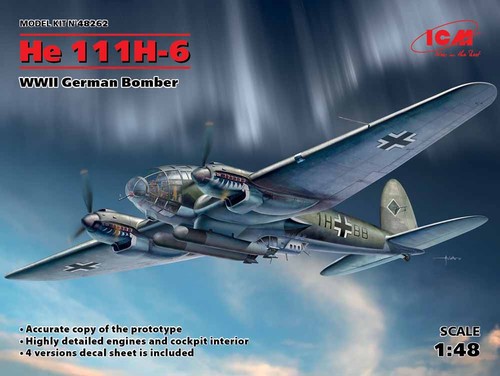 Icm 48262 heinkel 111h - icm, he-111h-6