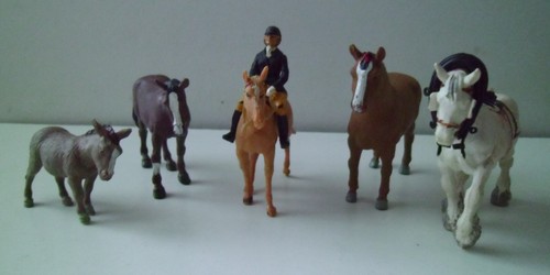 Vintage britains farm rider - vintage,