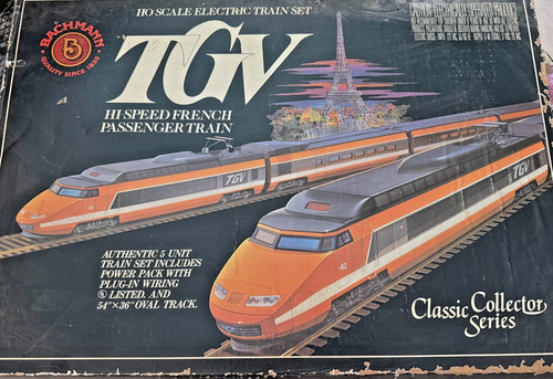 Bachmann tgv french train - tgv,