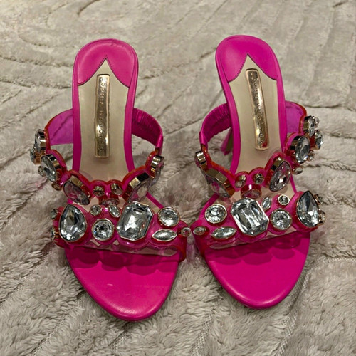 Sophia webster pink rhinestone - webster,