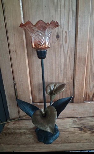 Vintage table lamp bronze - vintage, cala