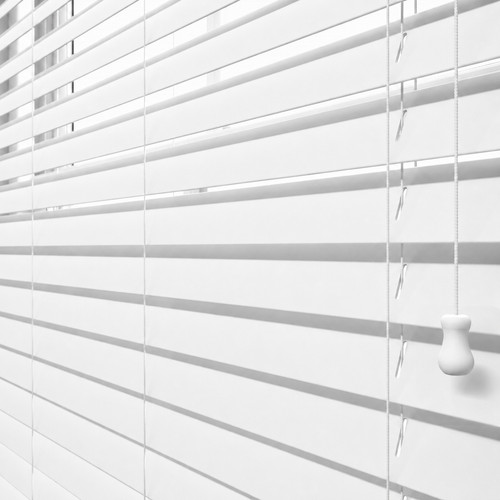White faux wood string - faux,