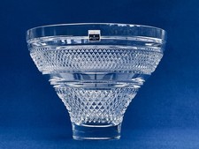 Large Waterford Crystal Glass John Rocha Voya Bowl Centerpiece