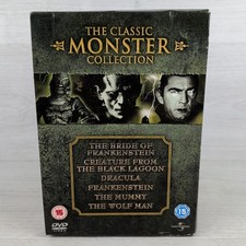 The Classic Monster Collection DVD Set Horror Movies Vintage Films