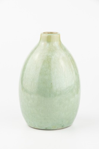 Vintage green tone vase frog - vintage,