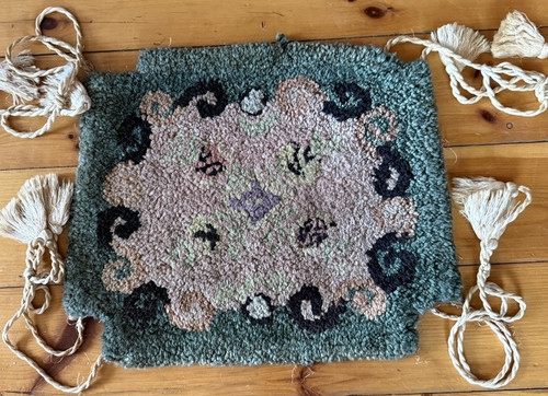 Antique hooked rug mat for - rug,