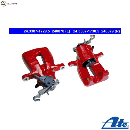 Brake caliper 3387 1730 - caliper, 24.3387-1730.5
