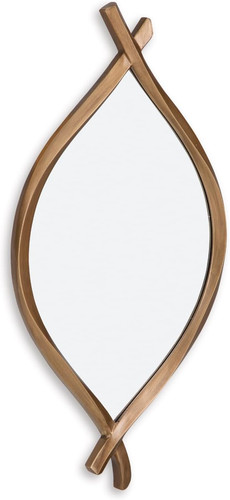 Gold wavy twisted accent - gold,