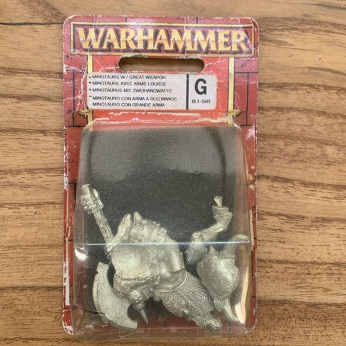 Warhammer minotaur with - warhammer, great