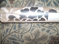 A ROLL OF LAURA ASHLEY WALLPAPER ISODORE CHARCOAL LINEN FREE POST