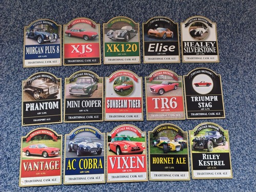 Cottage brewery ale pump clips - cottage,
