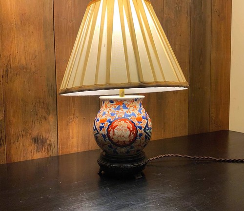 Japanese imari lamp conversion - imari,