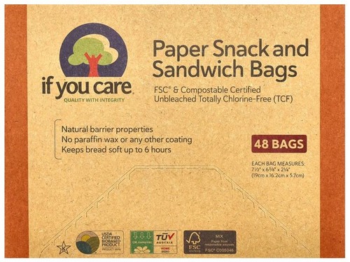 Unbleached paper snack - unbleached,