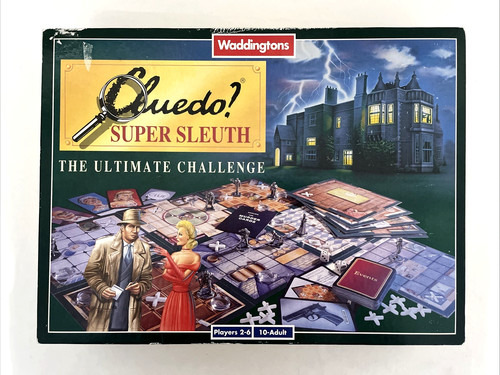 Cluedo super sleuth board game - board,