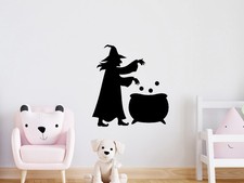 Halloween Cooking Old Witch