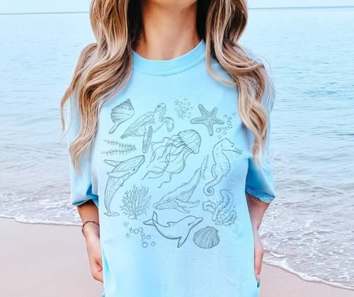 Sea life shirt ocean - sea, t-shirt